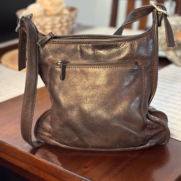 FOSSIL Brown Leather Crossbody bag - Picture 2 of 7